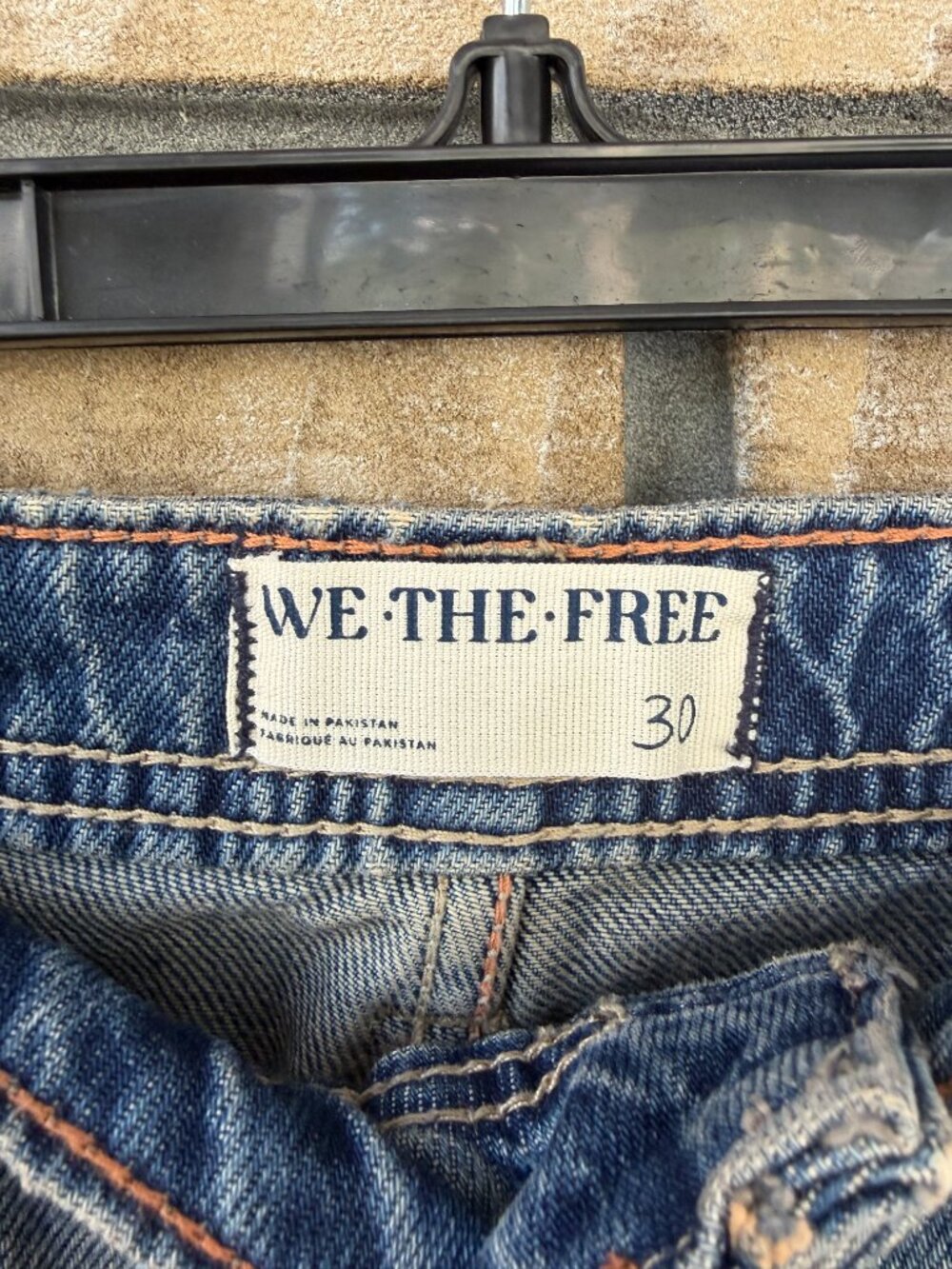 Free People We The Free Block Party Pleated Boyfriend Jeans 30 NWT - Picture 11 of 16